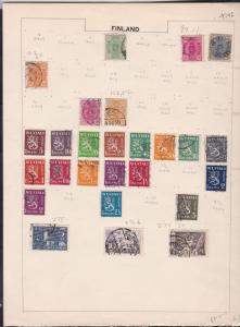 finland 1925-29  stamps page ref 18046