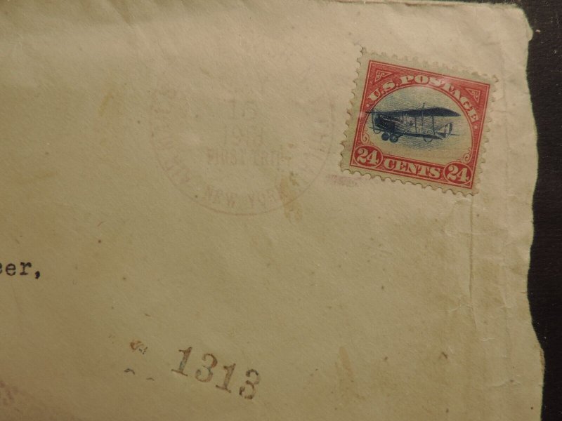 MOstamps - US #C3 Used May 15, 1918 1st Flight Cover - Lot # MO-4420 SCV $750