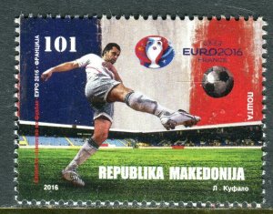 139 - MACEDONIA 2016 - Football - European Championship - Soccer - MNH Set