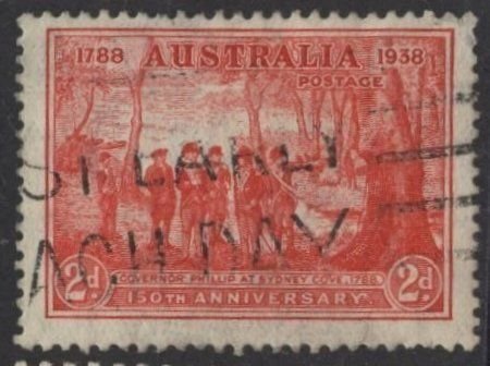Australia 163 (used) 2p Gov. Phillip at Sydney Cove (1937)