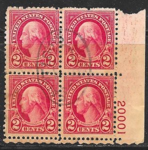 USA 634: 2c Washington, used, F-VF