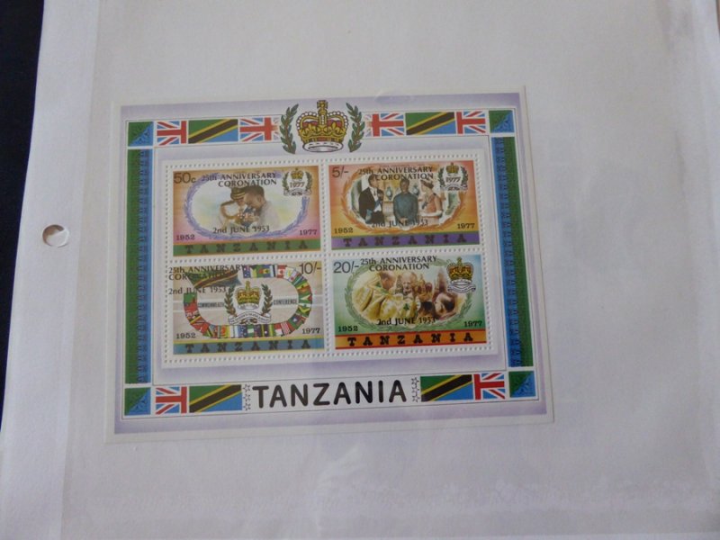 Tanzania 1976-1988 MNH Souvenir Sheets