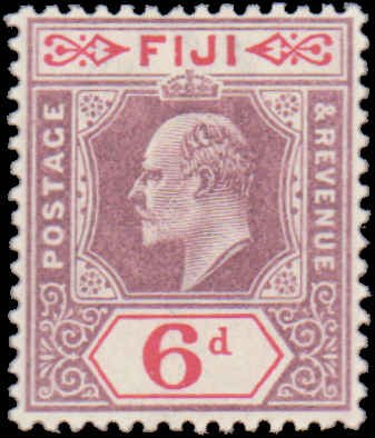 Fiji #74, Incomplete Set, 1910, Used
