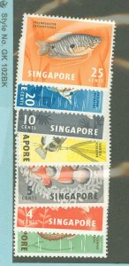 Singapore #53-59 Unused Single (Complete Set)