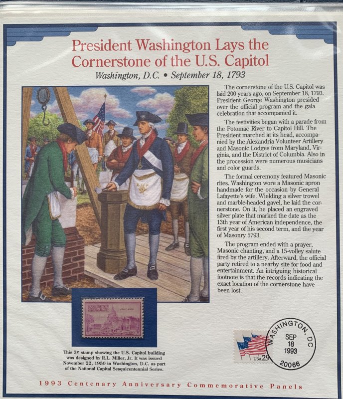 Centenary Anniversary Commemorative Panels.