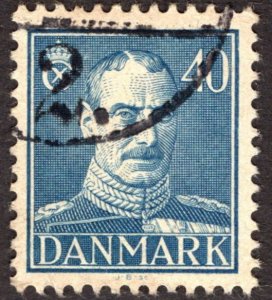 1943, Denmark 40ö, Used, Sc 286