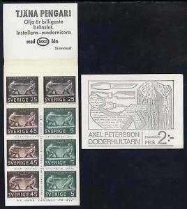 Booklet - Sweden 1968 Birth Centenary of Axel Petersson 2...
