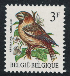 Belgium Hawfinch Bird Buzin 'Apelvink - Gros Bec' 3f Normal paper 1985 MNH