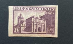 Poland, Sc.#372, imperforate, mint hinged