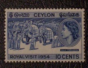 Ceylon Scott #318 mnh