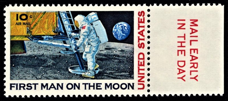 US C76 MNH VF 10 Cent First Man On The Moon!