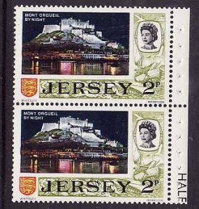 Jersey-Sc#37b- id6-unused NH booklet pane-Mont Orgueil-1970-5-