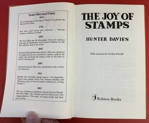 The Joy of Stamps, by Hunter Davies, 1983, First Edition 