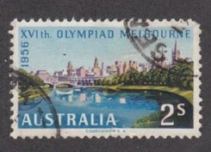 Australia #  291, Melbourne Olympics, Used, 1/3 Cat.