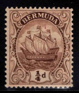 BERMUDA Scott 81 MH* Caravel ship stamp