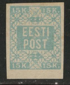 Estonia Scott 2 MH* 1918-1919 aged paper