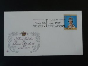 royalty Queen Elizabeth II silver Jubilee FDC Jersey 1977