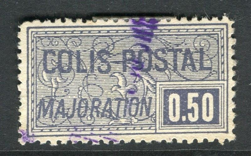 FRANCE; 1918-20 Railway Parcel Colis Postal issue fine used 50c. value