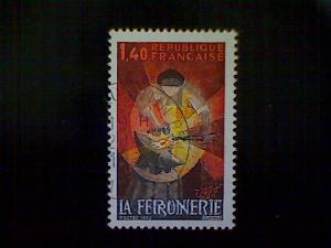 France, Scott #1826, used (o), 1982, Old French Crafts, Blacksmith, 1.40frs