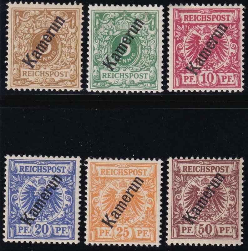 Cameroun 1897 SC 1-6 MNH Set