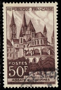 France #674 Abbaye aux Hommes; Used