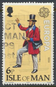 Isle of Man SG 148  Sc# 152   Used  Europa Postman  see details & scans