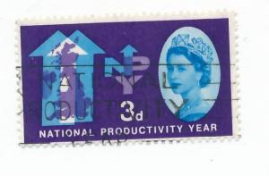 Great Britain 1962 Scott 388 used - National productivity