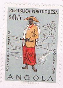 Angola 395 Unused Man of Malange 1957 (A0433)