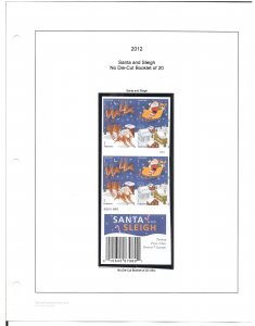 #4712-15B MNH IMPERF Booklet With Mount Stamp Paraphernalia Album Page (16510)