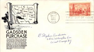 #1028 Gadsen Purchase – Anderson Cachet Addressed to Anderson SCand