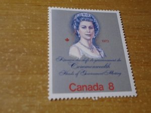 Canada #  620var  HF  paper  MNH