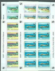 Thematics WWF Romania 1994 sg.5660-3  Surgeons set of 4 in sheets of 10 MNH