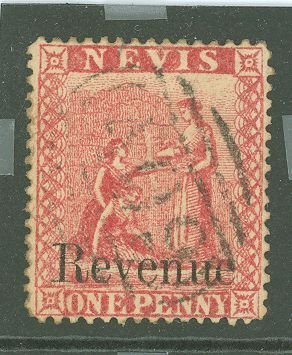 Nevis #14a var  Single