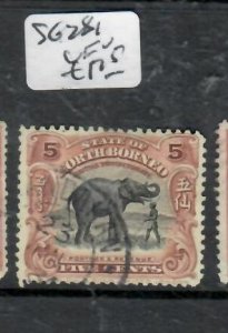 NORTH BORNEO 5C  ELEPHANT  SG 281    VFU    P0429B  H