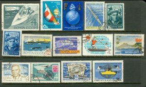 Russia Ships , 14 stamps