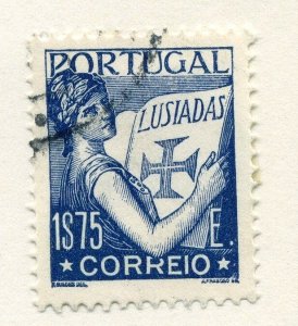PORTUGAL;  1931 early Camoens Lusiad issue fine used 1.75E. value