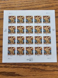 U.D. Scott #3766 Wisdom, Rockefeller Center Sheet of 20 $1 Stamps MNH P11111