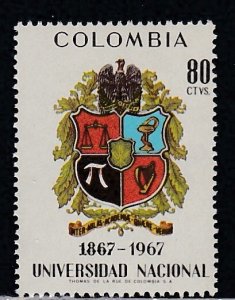 Colombia # 783, Arms of the National University, Mint NH,