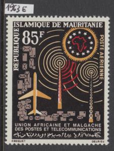 XG-Y888 MAURITANIA IND - Telecommunications, 1963 African Postal Union MNH Set