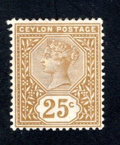 Ceylon #138,  VF, Unused, Original Gum,  CV $7.50 ......  1290105