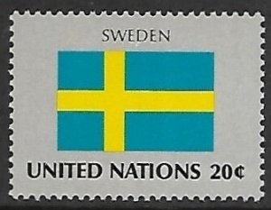 United Nations - N.Y. # 414 - Flag of Sweden - MNH.....{AL48}