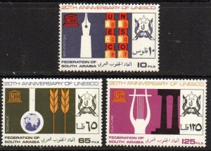 South Arabia Sc #27-29 MNH