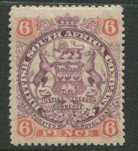 British South Africa - Scott 55 - Arms -1897 - Mint - Single 6p Stamp