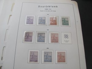 GERMANY SBZ 1948-49 MNH/USED COLLECTION ON PAGES 1525 EUROS FANTASTIC START(196)