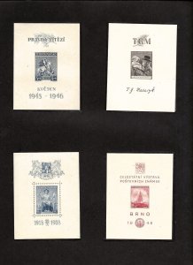 Czechoslovakia - 23 different Souvenir Sheets - OGNH