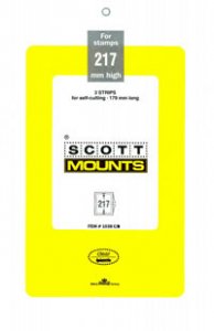 Scott Mounts Clear,179/217 mm  (pkg 3) (01038C)