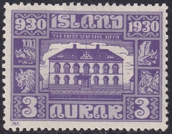 Iceland 1930 Sc 152 MH*