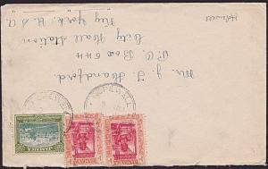 JAMAICA 1923 cover to USA - HOPEWELL cds....................................7467