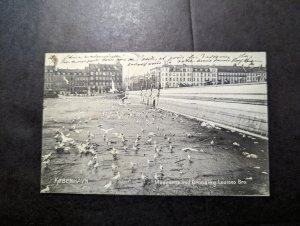 1906 Denmark Postcard RPPC Cover Copenhagen to Constantinople Turkey