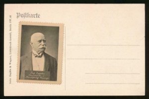 GERMANY GRAF ZEPPELIN POSTCARD PORTRAIT